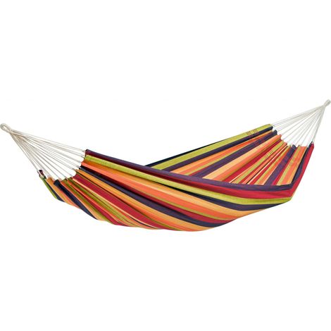 AMAZONAS L Hängematte Lambada Tropical Tuchhängematte Liegefläche ca. 210 x 140 cm (1/5)