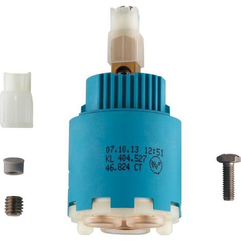 Grohe Kartusche Chrom, 35mm, mit Kaltstart-Funktion, mit Temperaturbegrenzer für Einhandmischer
