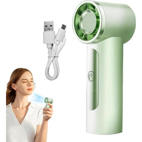 Ventilateur manuel portable silencieux à fort débit mini ventilateur pour voyage extérieur camping randonnée déplacement quotidien (1/5)