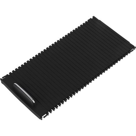 Couverture de Store Enrouleur pour Console Centrale de Voiture Volets Coulissants Noir Remplacement pour W204 (1/5)