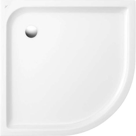O.novo Plus, Receveurs de douche, 900 x 900 x 60 mm, Longueur du côté: 900 mm, Quart-de-rond, en céramique, à poser ou à encastrer à fleur, sur pieds ou à poser, Céramique à surface antidérapante, NF (1/2)