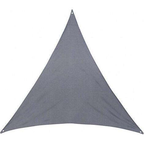 Toile solaire triangle ACKERMAN « Anori » 300 x 300 x 300 cm en polyester gris – ombrage extérieur, livraison gratuite (1/4)