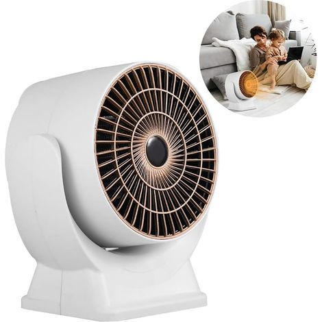 Mini Radiateur 800 W, Mini Radiateur Soufflant à Économie dÉnergie avec Chauffage Rapide de 3 S, Chauffage dAppoint Economique Silencieux (1/5)