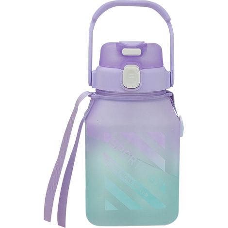 Gourde Sportive Grande Capacité Bouteille Eau Portable Design Translucide Pour Bureau Et Fitness 1 Pièce (1/5)