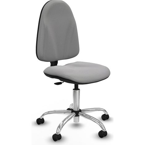 Algarra CP bali gris claro  base cromada ruedas autofrenantes 50mm
