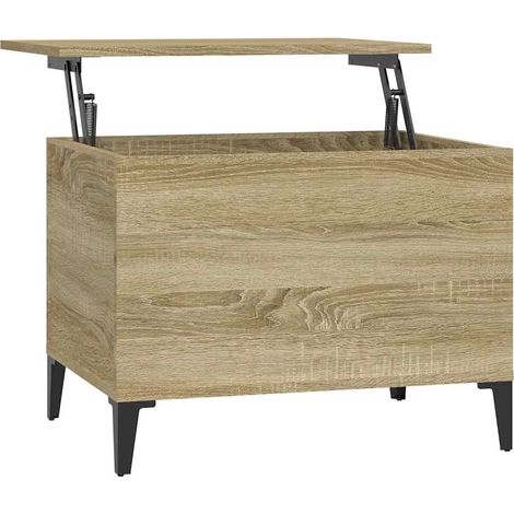 Maison Exclusive - Couchtisch Sonoma-Eiche 60x44,5x45 cm Holzwerk