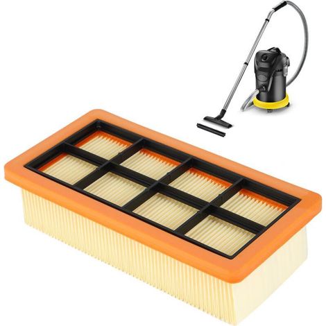 Filtres plissés plats pour aspirateur à cendres Kärcher AD 3.200 Filtre de Nettoyage de poussière de poussière Filtre d\'aspirateur (1/5)