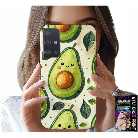 Custodia per Samsung Galaxy M31S - simpatica custodia con avocado sorridente (1/5)