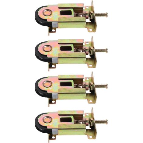 de 4 poulies m talliques pour portes coulissantes de placard (1/5)