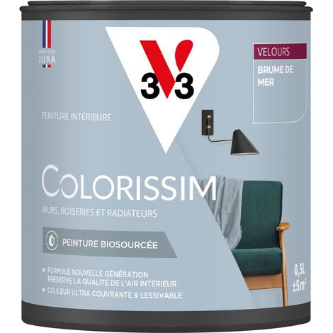 Peinture murale intérieure Colorissim® V33 Brume de mer Velours 0,5L