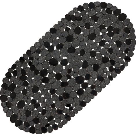 Felpudo Antideslizante - Con Ventosas - Lavable en Máquina - 36 x 68 cm - Negro (1/5)