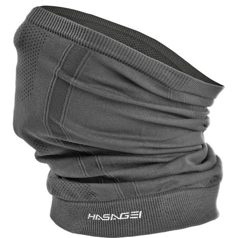 Halbe Sturmhaube atmungsaktiv für Sport & Outdoor, Herren & Damen, Grau (1/5)