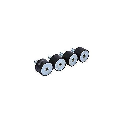 Stück Gummi-Isolatorhalterungen Antivibrationsdämpfer M6/M8 Gewindespindeln für Boot und Auto (Größe: M8) (1/5)