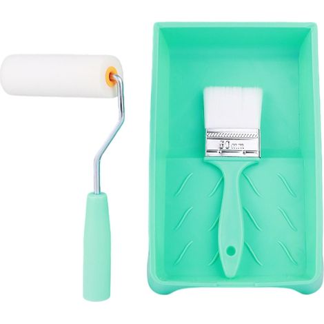 Systèmes complets de rouleaux de peinture de 10,2 cm avec 3 outils essentiels pour une application de revêtement impeccable (1/5)