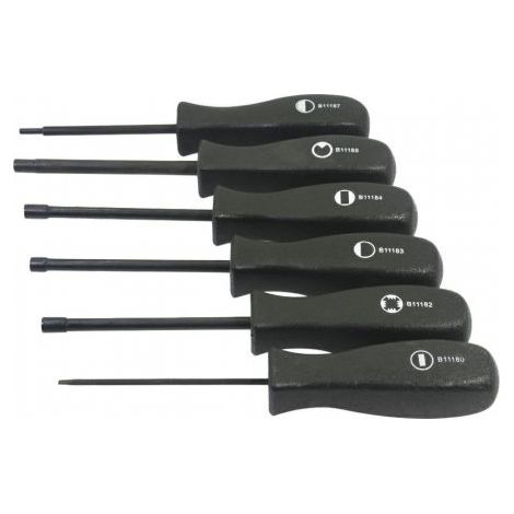 SET CACCIAVITI KIT 6PZ CACCIAVITE PER CARBURAZIONE REGOLAZIONE CARBURATORI 35187