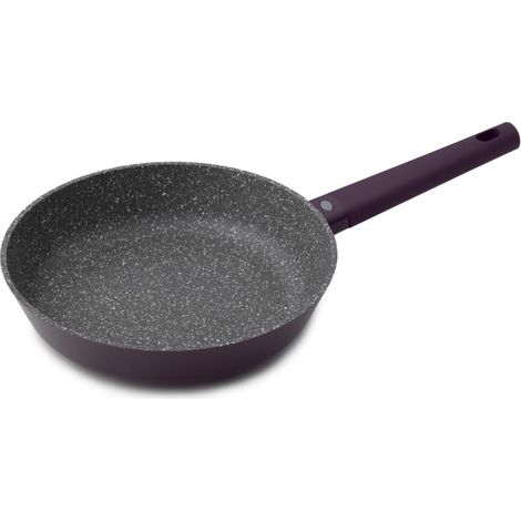Masterclass cast aluminium pfa free, lightweight, non-stick frying pan purple, 26cm