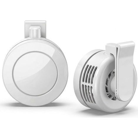 Mini ventilatore portatile con clip regolabile, mini ventilatore USB, condizionatore d'aria personale, ventilatore da collo, ventilatore da fianco per campeggio e viaggi estivi (1/5)