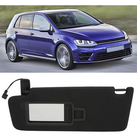 Schwarze linke Innenraum-Sonnenblende, Modell 5GG857551, für Golf MK7 2014-2017. (1/5)