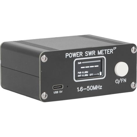 Compteur SWR numérique HF 150W 1.6-50MHz pour radioamateur, ondes courtes, mesure d'onde stationnaire, modulation FM AM CW SSB, station mobile. (1/5)