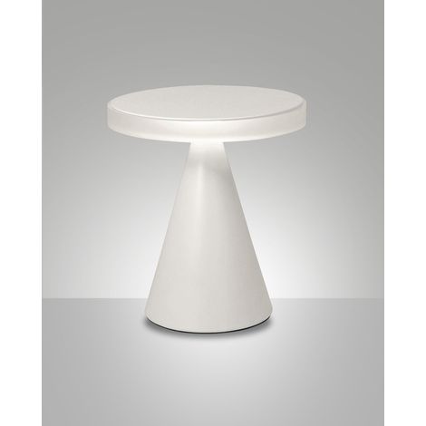 Lampada da tavolo Neutra LED 12W 1260lm 3000K struttura in metallo e metacrilato colore Bianco IP20 - Illuminazione d'interni elegante e moderna