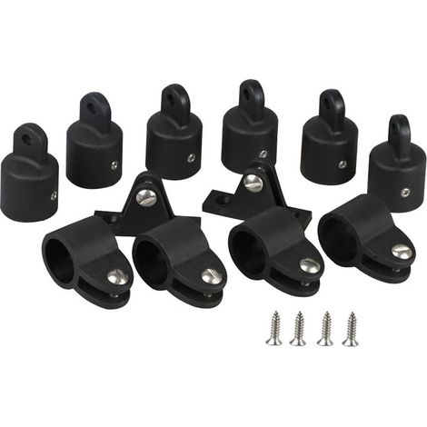 Bimini-Top-Beschläge, 7/8"-Boots-Bimini-Top-Beschläge – Markisenbeschläge, 12-teiliges Zubehörset inklusive Gleitbacke (1/5)