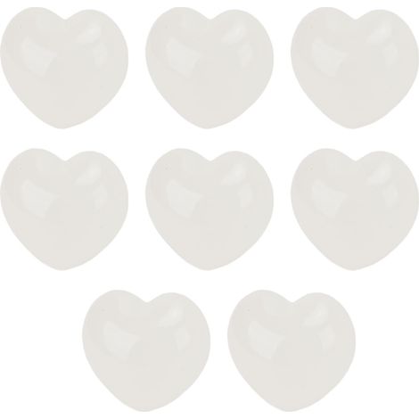 Lot de 8 balles anti-stress en TPR souple, en forme de cœur, à remontée lente, pour soulager l'anxiété des enfants et des adultes. (1/5)