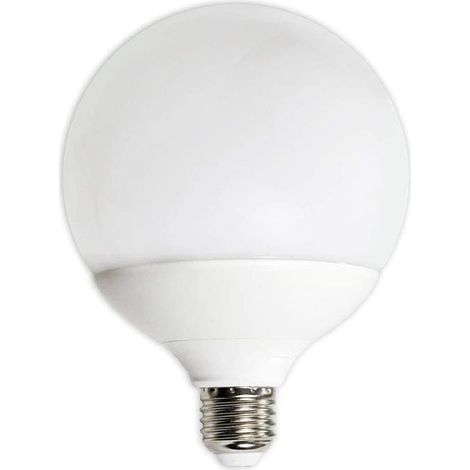 Lampadina a led G125 22 watt globo attacco e27 luce calda 3000k risparmio energetico per illuminazione