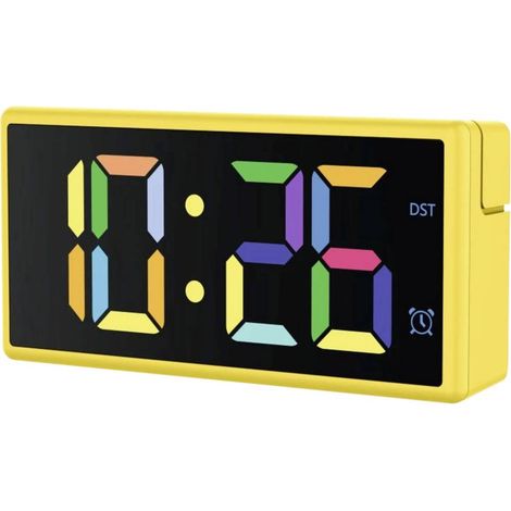 Hama Ibiza sveglia digitale gialla con ricarica USB (1/5)
