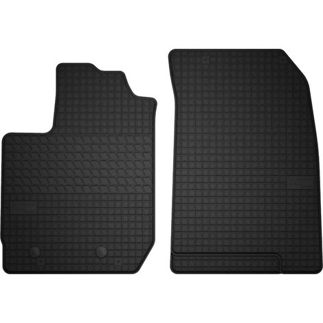 Tapis de sol avant en caoutchouc pour : Dacia Duster II SUV 2WD (de 2017 à 2024)