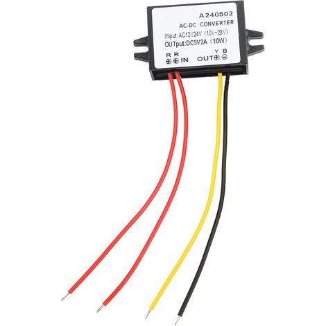 AC 12V 24V to DC 5V Buck Converter Power Supply Module (1/5)