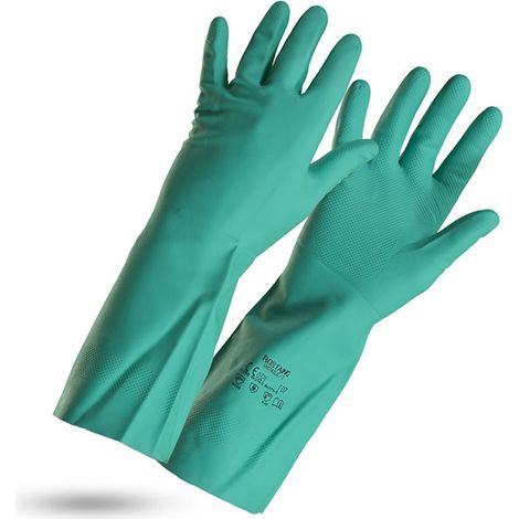 Gants de protection chimique SNITRILE - Taille 9 - Rostaing (1/2)