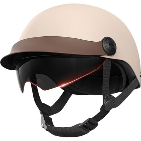 Gorro de seguridad para motocicleta con cara abierta, scooter (1/5)