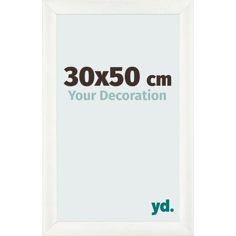 yd. - Cadre photo 30x50 - Blanc Patine - MDF - Pisa (1/5)