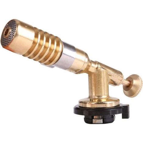 Torche à gaz liquéfiés en cassette de cuivre pour barbecue extérieur, allume-gaz butane, chalumeau chauffant (1/5)