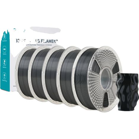 Filamento PLA PLUS effetto seta, 5 kg, atossico, diametro 1,75 mm (1/2)