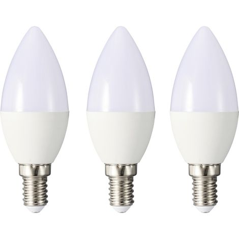Sygonix SY-6649658 LED EEK F (A - G) E14  4.9 W = 40 W Warmweiß (Ø x H) 37 mm x 96 mm  3 St.