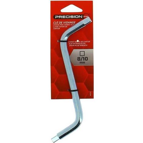 Clé de vidange carré - PRECISION STEEL - 8-10 mm