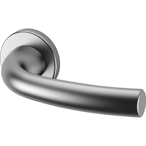 Béquille double sur rosaces ligne Arcade aluminium anodisé noir mat - NORMBAU