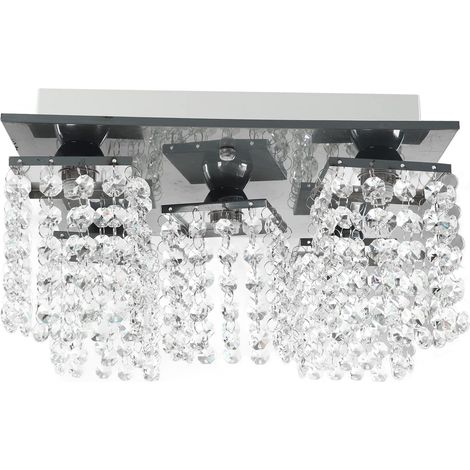 Lustre salle à manger – goutte de pluie glam – hauteur légère 17cm – chambre à coucher (1/5)