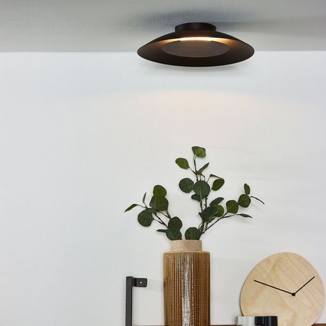 [NEUWERTIG] B-Ware Lucide LED-Deckenlampe Foskal in Schwarz Ø 34,5 cm Deckenlampe Deckenlicht LED (1/2)