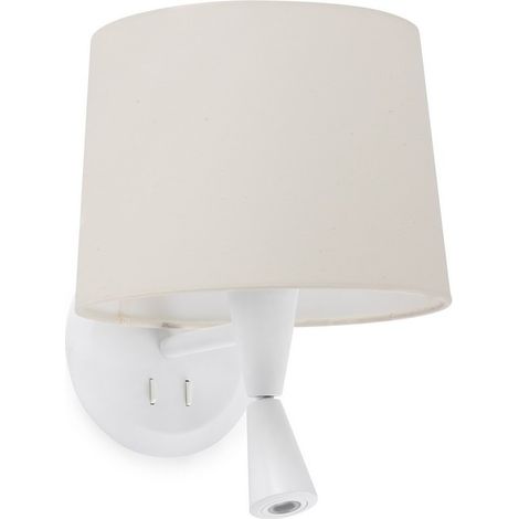Faro CONGA - Leselampe Wandleuchte Weiß, E27