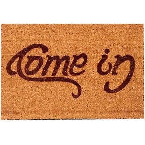 Tapis d'entrée/de bienvenue/d'extérieur antidérapant 40 x 60 cm - Parfait (1/5)
