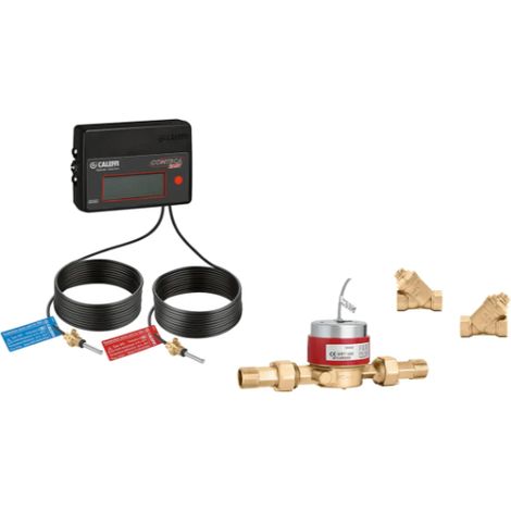 Direkter Wärmezähler für Zonensysteme CONTECA® Caleffi 7504  3/4"