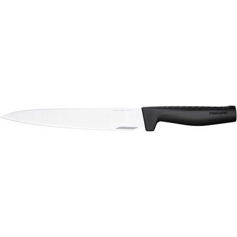 Cuchillo de cocina FISKARS HARD EDGE para cortar carne, filetes, costillas, afilado, 22 cm
