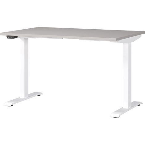 Schreibtisch 120cm, elektrisch höhenverstellbar, kaschmir, MEMPHIS-01 (1/5)