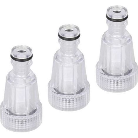 pair Filtre à eau pour nettoyeur haute pression - Accessoire pour jardinage extérieur - Blanc (1/4)