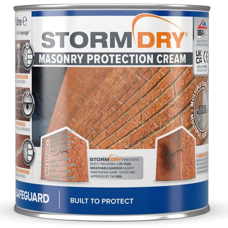 Stormdry Masonry Waterproofing Cream (1L) BBA Approved (1/3)