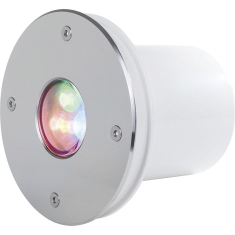 Empotrable sumergible PAL IP68 LED SMD RGB 4W CRI80 45º Inox (1/3)