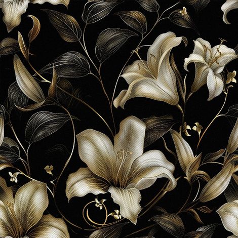Tela decorativa para exteriores Oxford - Motivo floral I DX5215 (1/5)