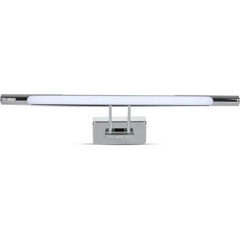 Lámpara de espejo LED V-TAC 8W 50cm Color cromo Blanco cálido